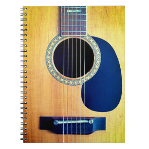 Dreadnought Acoustic 6-String Guitar Artist Design Notebook