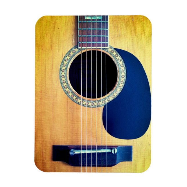 Dreadnought Acoustic Guitar Magnet (Vertical)
