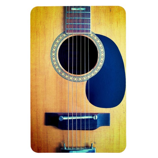Dreadnought Acoustic Guitar Magnet (Vertical)