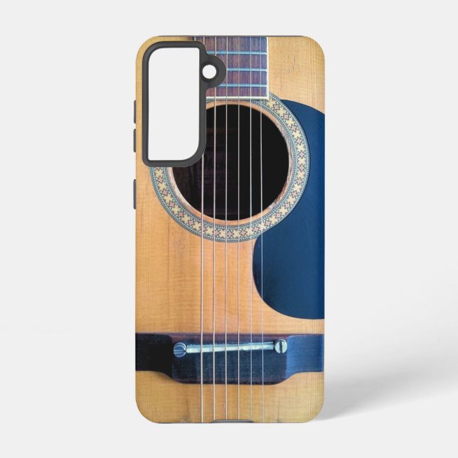 Dreadnought Acoustic Guitar Samsung Galaxy S21 Case (Back)
