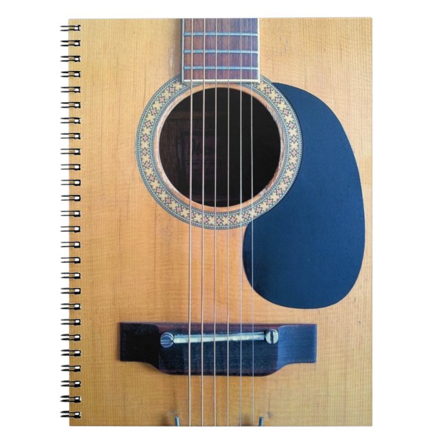 Dreadnought Acoustic Guitar Spiral Notebook (Front)