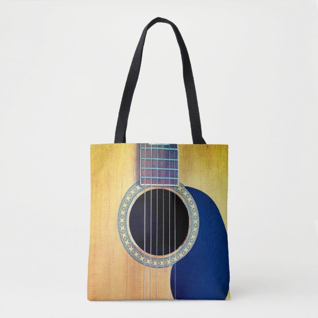 Dreadnought Acoustic Guitar Tote Bag (Front)