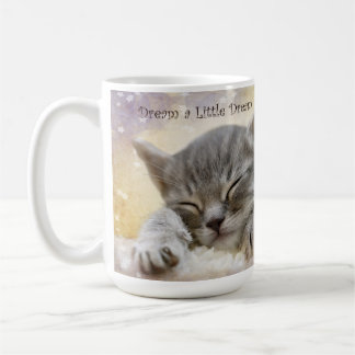 Dream a litte dream cat mug