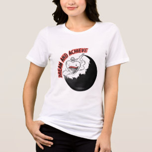"Dream and Achieve: A Design That Inspires!" Tri-Blend Shirt