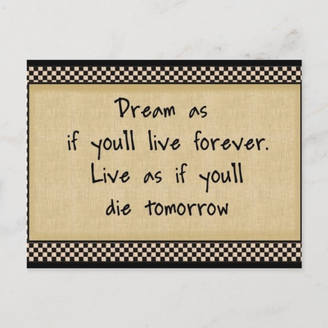 Dream As If: Postcards (Front)