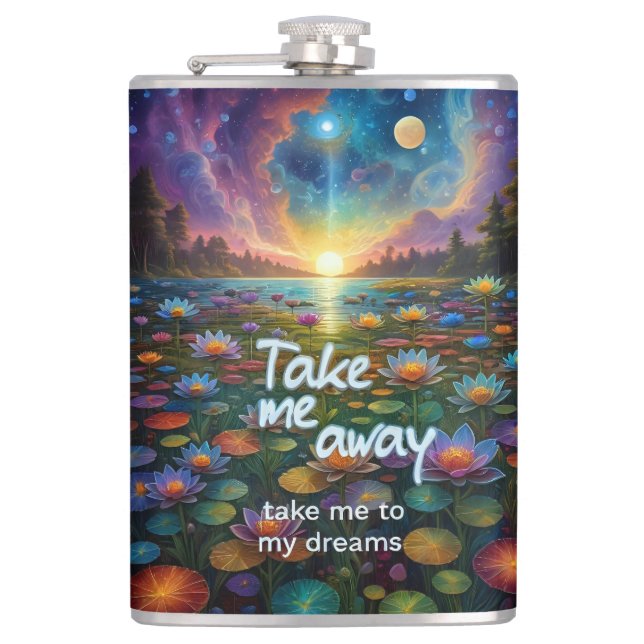 Dream Away  Hip Flask (Front)