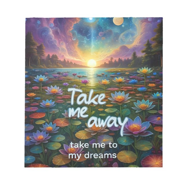 Dream Away  Notepad (Front)