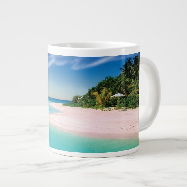 Dream Beach   Large Coffee Mug (Front Right)