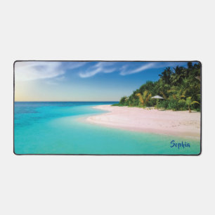 Dream Beach (personalised name) Yoga Mat