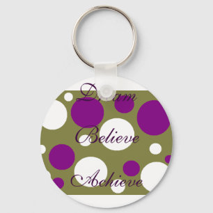 Dream Believe Achieve Keychain