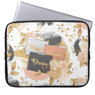 Dream, Believe, Achieve Laptop Electronics Sleeve