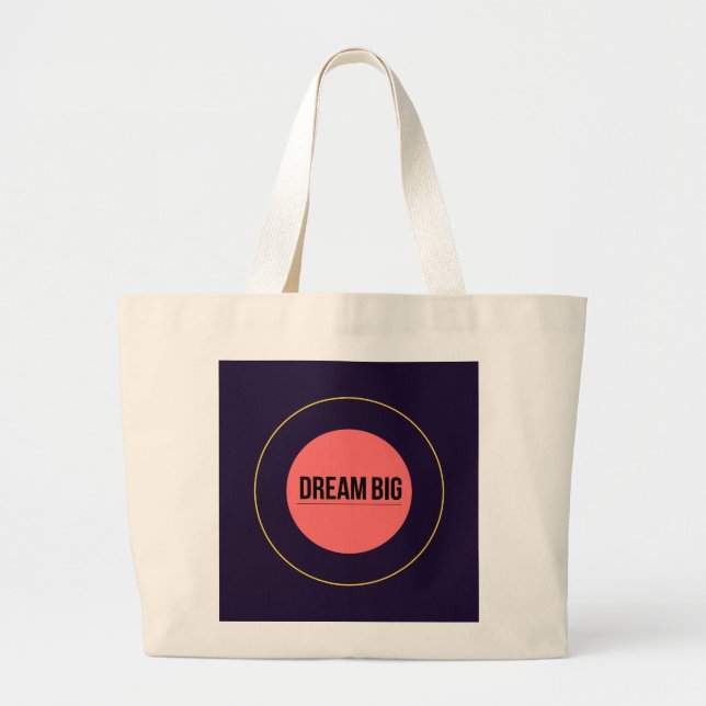 Dream Big — 90s Maximalist Tote Bag | Retro (Front)