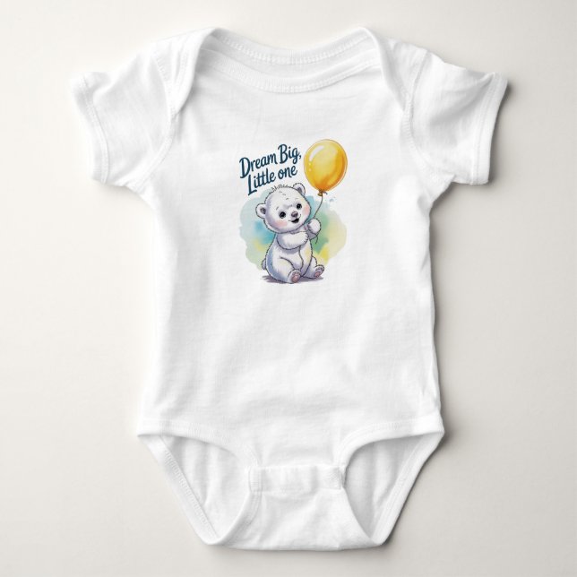 dream big  baby bodysuit (Front)