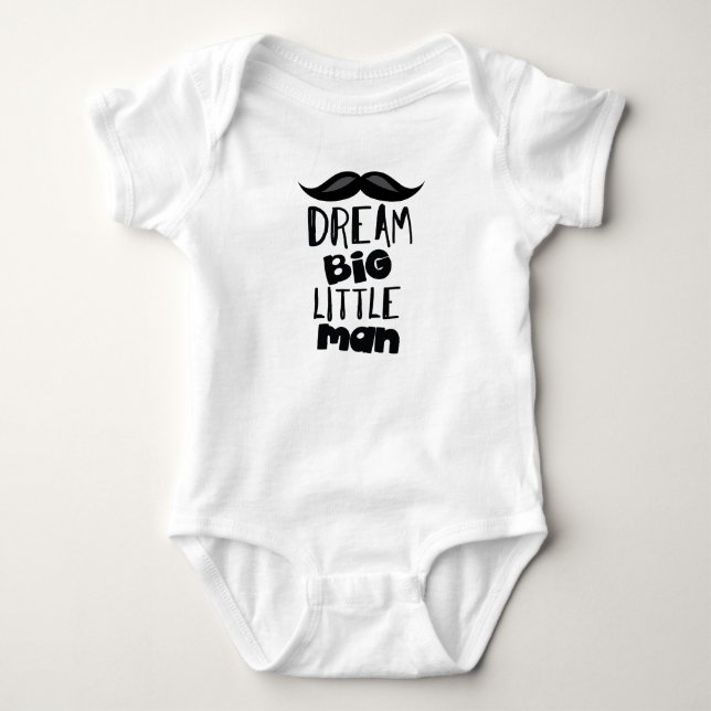 Dream Big  Baby Jersey Bodysuit (Front)