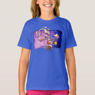 DREAM BIG CHRISTMAS REINDEER by Jeff Willis Art T-Shirt