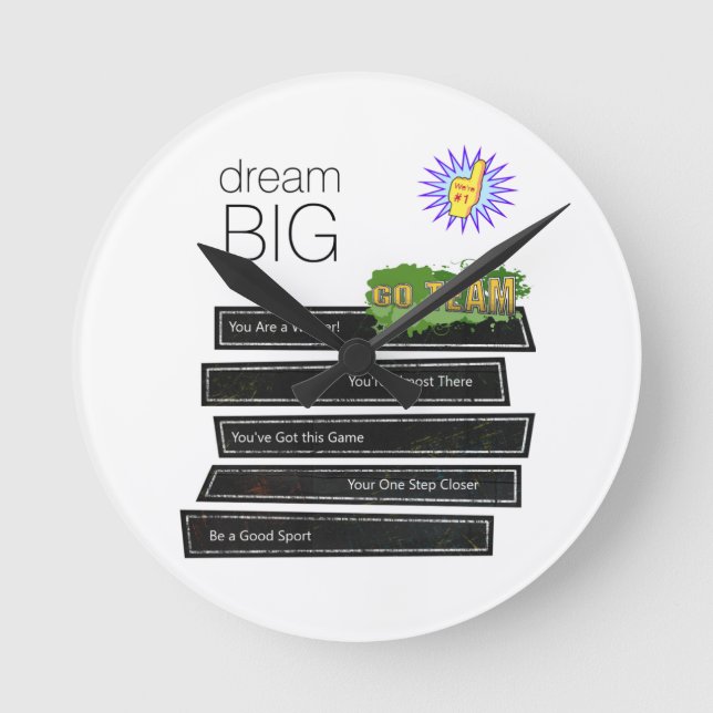 Dream Big Clock (Front)