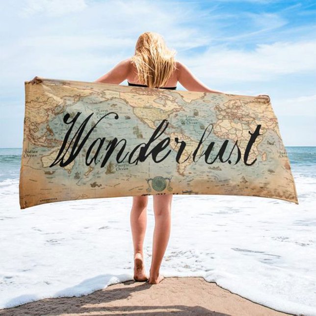 Dream big custom wedding vacation beach towel (Creator Uploaded)