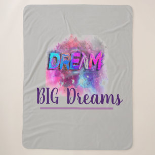 Dream Big Dreams Sherpa Blanket