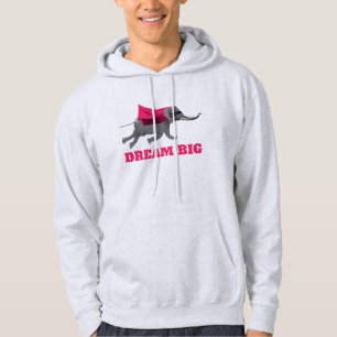 Dream big Flying Elephant Hoodie