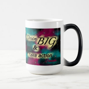 Dream big galaxy colour changing mug