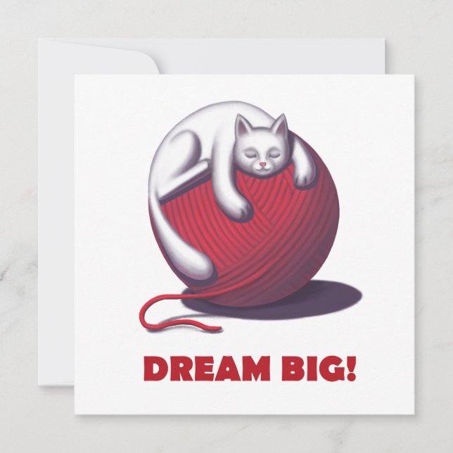 Dream Big Holiday Card (Front)