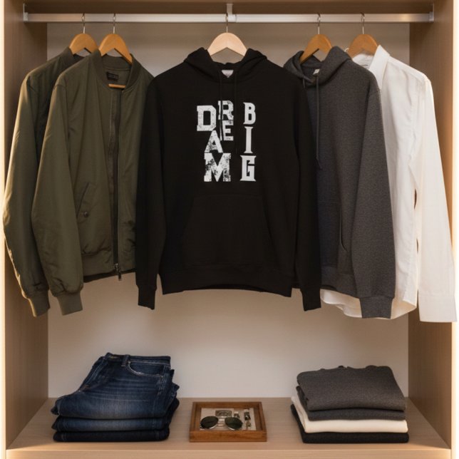 Dream Big | inspiring quote Hoodie (Creator Uploaded)
