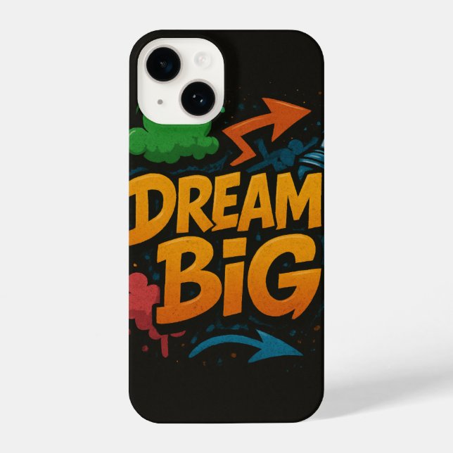Dream big iPhone case (Back)