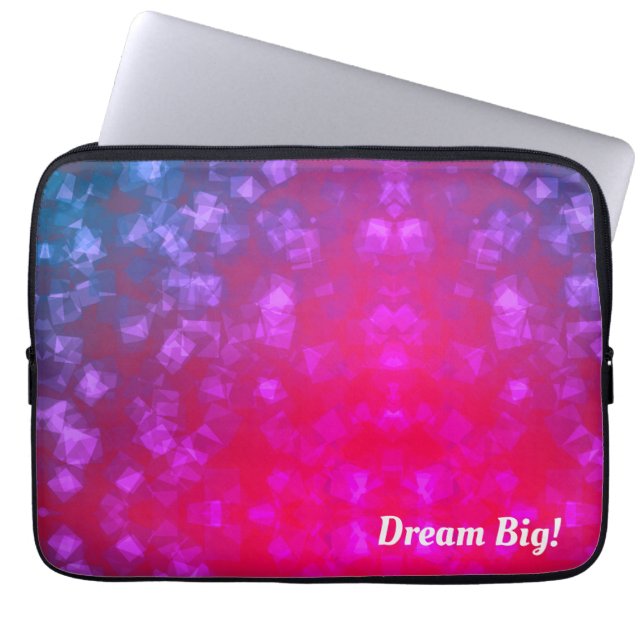Dream big laptop sleeve (Front)