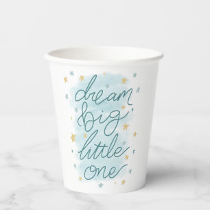 Dream Big Little One Pastel Stars Paper Cups