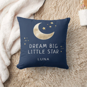 Dream Big Little Star Personalized Celestial Cushion