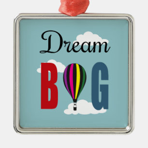 Dream big metal tree decoration