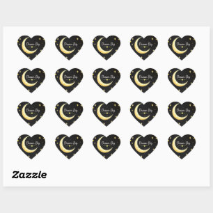 Dream Big Moon and Stars Sticker