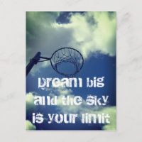 Dream Big Motivational Netball Quote