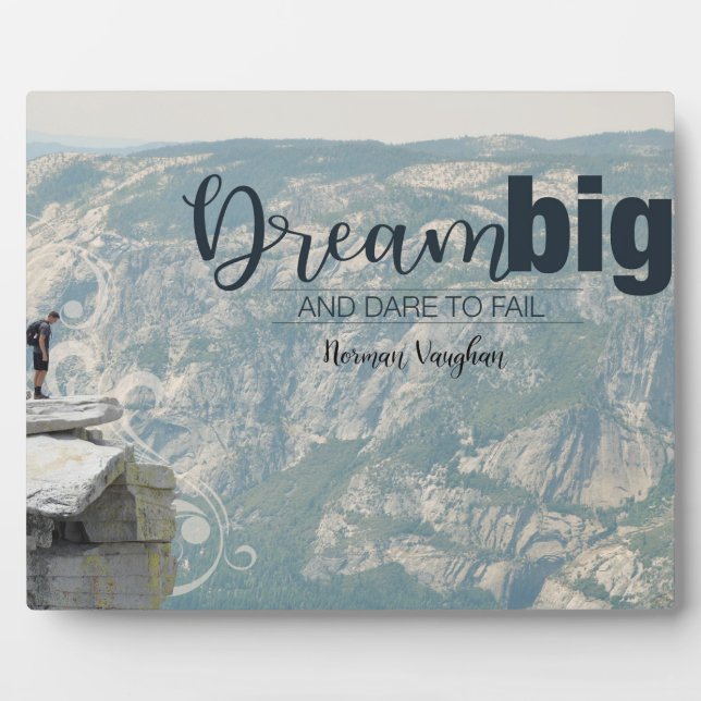 Dream Big Plaque (Front)