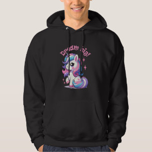 Dream Big Positive Message of Motivation Cute Unic Hoodie