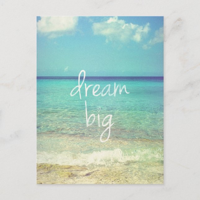 Dream big postcard (Front)