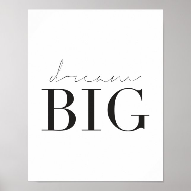 Dream Big Poster (Front)