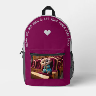 Dream Big… Printed Backpack