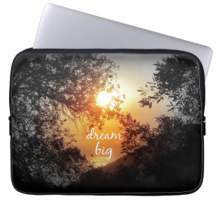 Dream Big Quote Laptop Sleeve