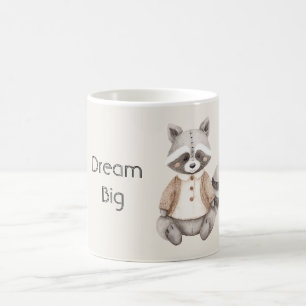Dream Big Racoon Coffee Mug