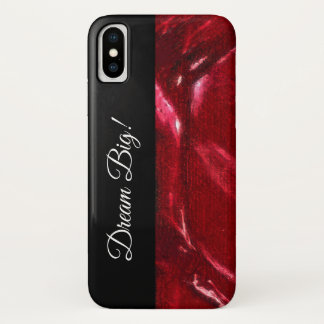 Dream Big! Red & Black Typography Template Case-Mate iPhone Case