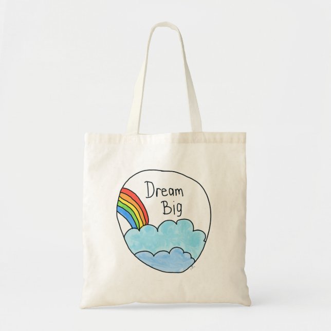 "Dream Big" Tote Bag (Front)