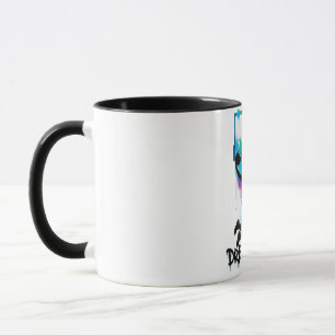 Dream Big Vibrant Basketball Slam Dunk Colour Mug