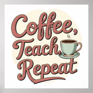 Dream Big Work Hard Motivational Back to School Poster