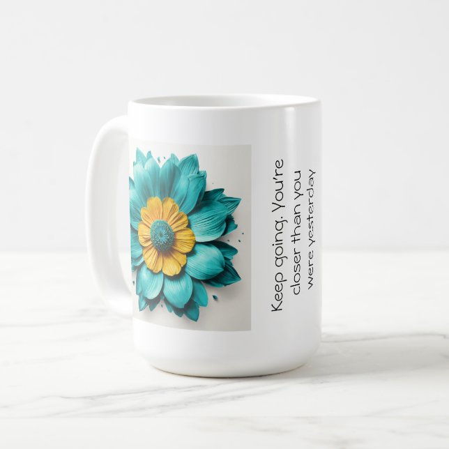 Dream Big, Work Hard ( Mug Design ) (Front Left)