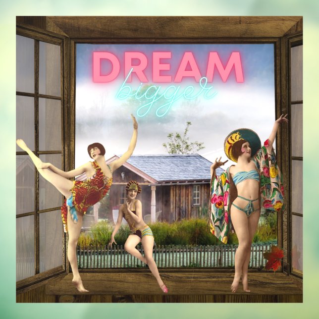 Dream Bigger Altered Art Vintage Dancers   (Sheet 3)