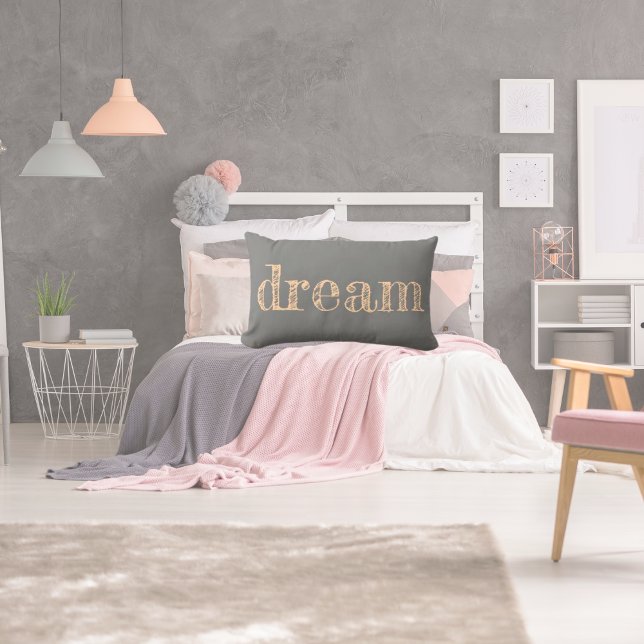 Dream boho peach dreamy lumbar cushion (Creator Uploaded)