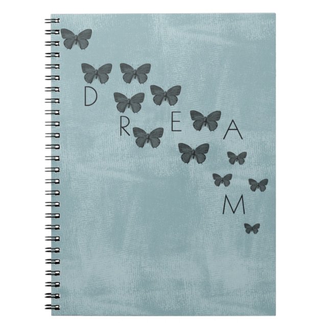 Dream Butterflies Spiral Notebook (Front)
