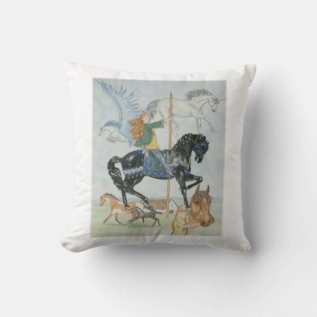 Dream Carousel Cushion (Front)