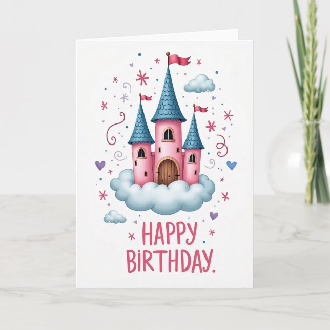 Dream Castle Celebration Card (Front)